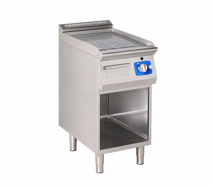 Gāzes grilvirsma ar neitrālo skapi, rievota 6,5kW