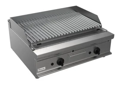 Gāzes lāvas akmeņu grilvirsma rievota E7/BS2BB