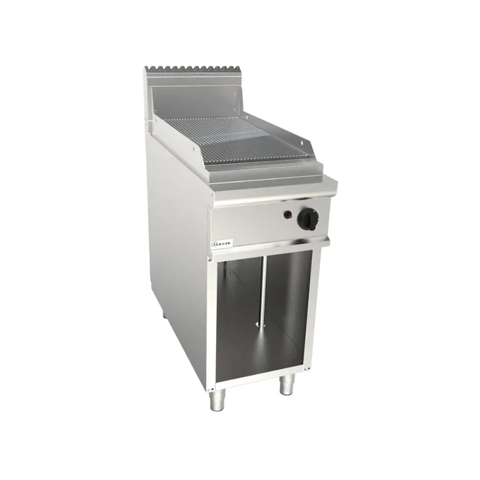 Gāzes rievota grilvirsma ar neitrālo skapi LADYQ 900 LQ/FTG2BARC