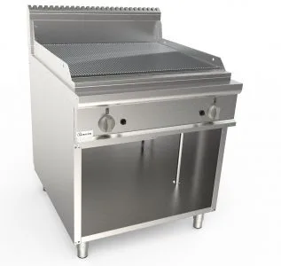 Gāzes rievota grilvirsma ar neitrālo skapi LADYQ 900 LQ/FTG4BARC