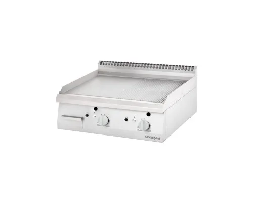 Hromēta elektriskā grilvirsma rievota 8.1 kW
