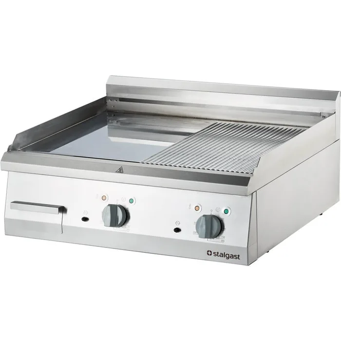 Hrometa elektriskā grilvirsma rievota-gluda 8.1 kW