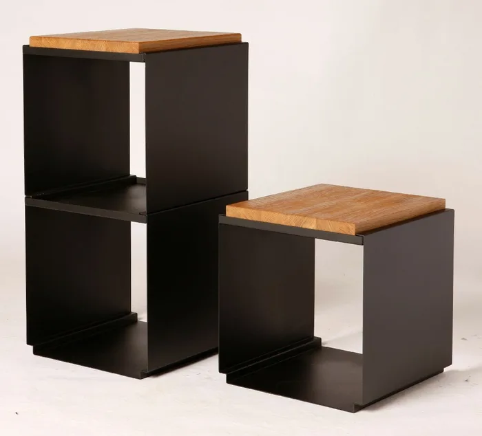 Krēsls Storage Cube ar koka apdari  OnFire